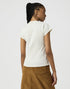 Wrangler Women's Shrunken Band T-Shirt in Vintage White